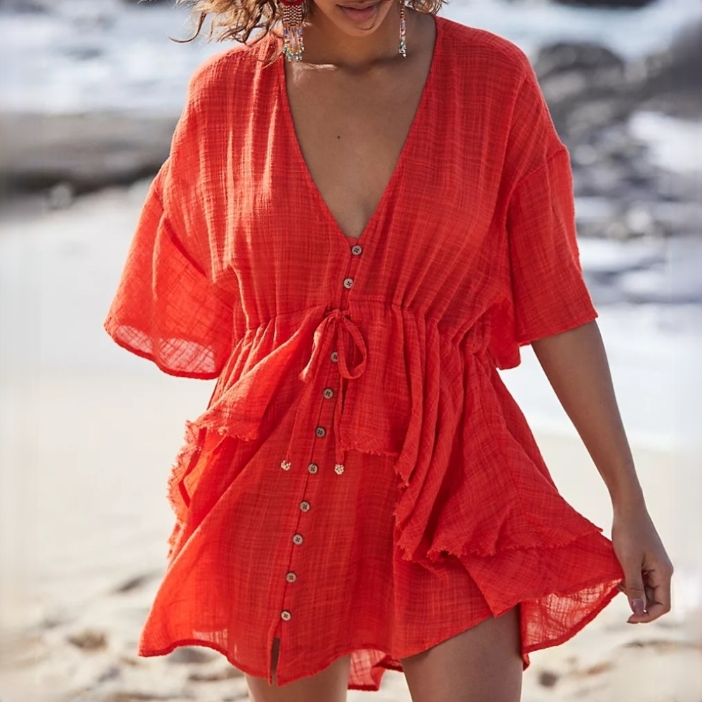Free People swooning over you mini dress